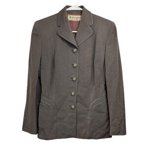 Vintage 40s Womens 5 Button Fitted Blazer Jacket M Pasternak